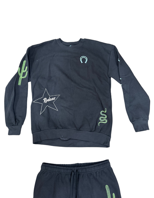 Dae - Brown Country Sweats Set