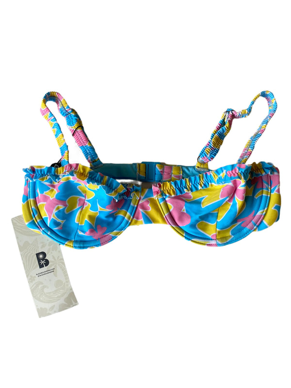 Blackbough - Amelia Frilled Underwire Top in Pina Colada - NEW WITH TAGS