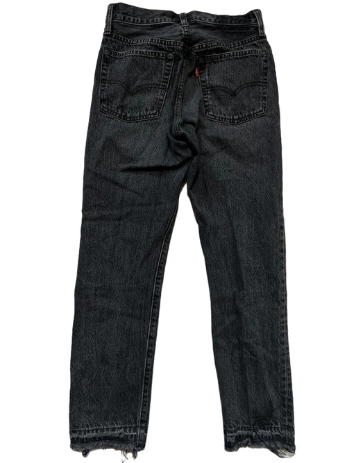 Levis- Black Straight Leg Jeans
