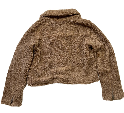 Bella Dahl- Brown "Felton Teddy" Moto Jacket