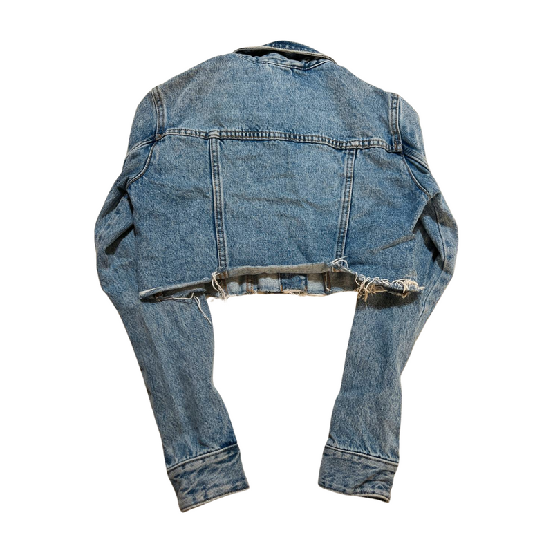ジャケット・アウター CROPPED DENIM JACKET Z Supply Women's Cropped Denim Jacket