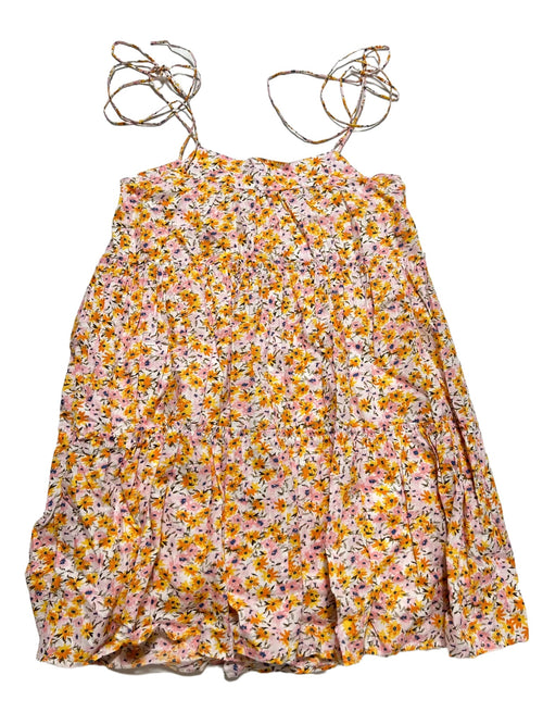 Lulus- Pink Floral Mini Dress