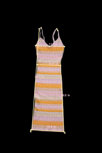 Wilfred Free - Pink and Orange Striped Dress