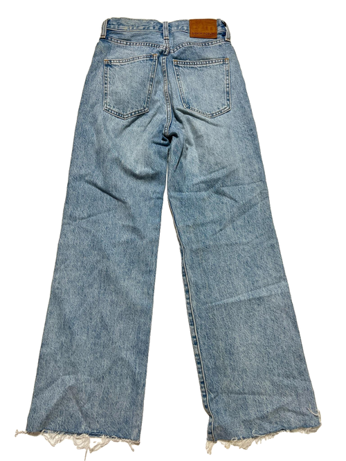 Denim Forum - Light Wash Wide Leg Jeans