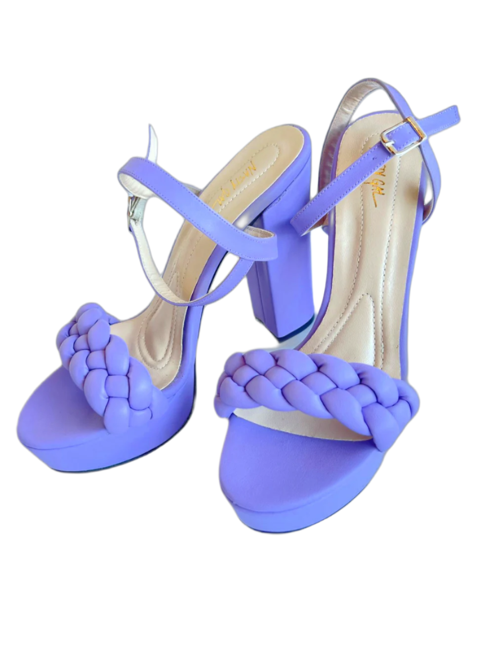 Nasty Gal - Purple Braided Heels