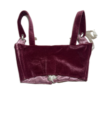 Sugar Thrillz - Pink Velvet Corset Top