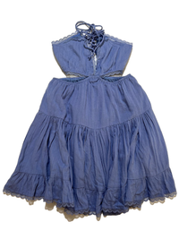 Sky to Moon- Blue Cut Out Mini Dress