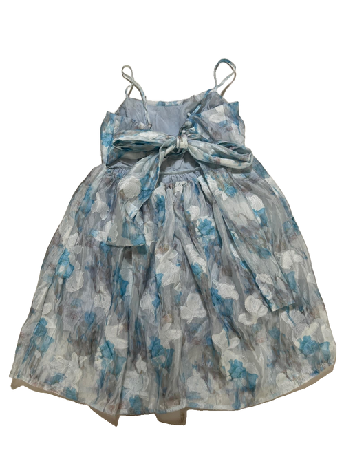 Lulus- Blue Sheer Mini Dress