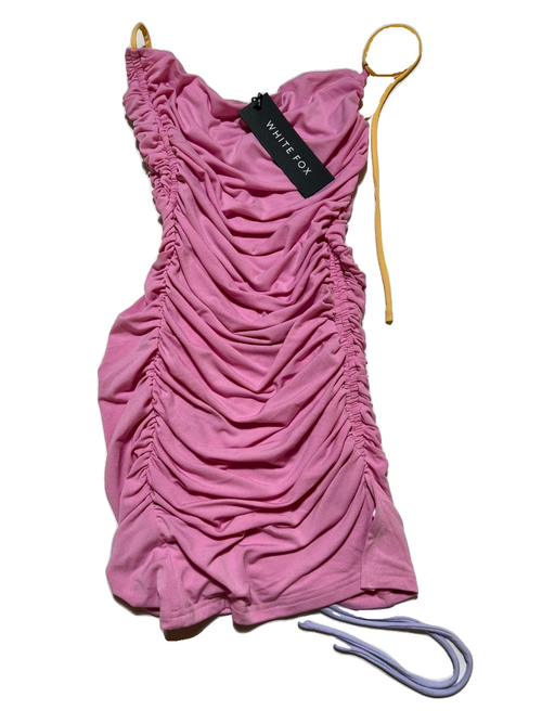 White Fox- Pink "Reckless Hearts" Mini Dress - NEW WITH TAGS