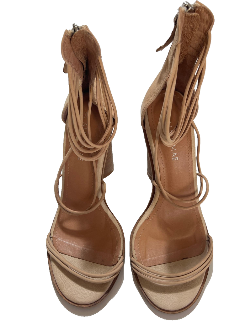 Alias Mae Tan Strappy Heels DETOURE
