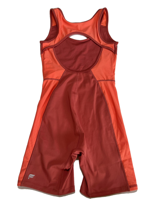 Fabletics- Orange Red Jumpsuit - NEW WITH TAGS