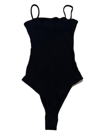 Reformation Jeans- Black Ribbed Bodysuit
