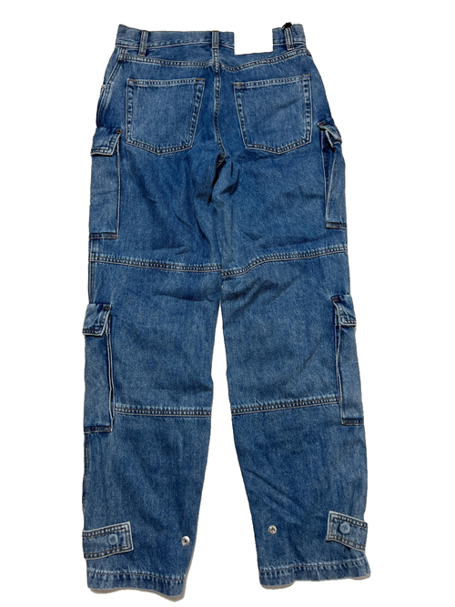 Grlfrnd- Blue Cargo Jeans - NEW WITH TAGS