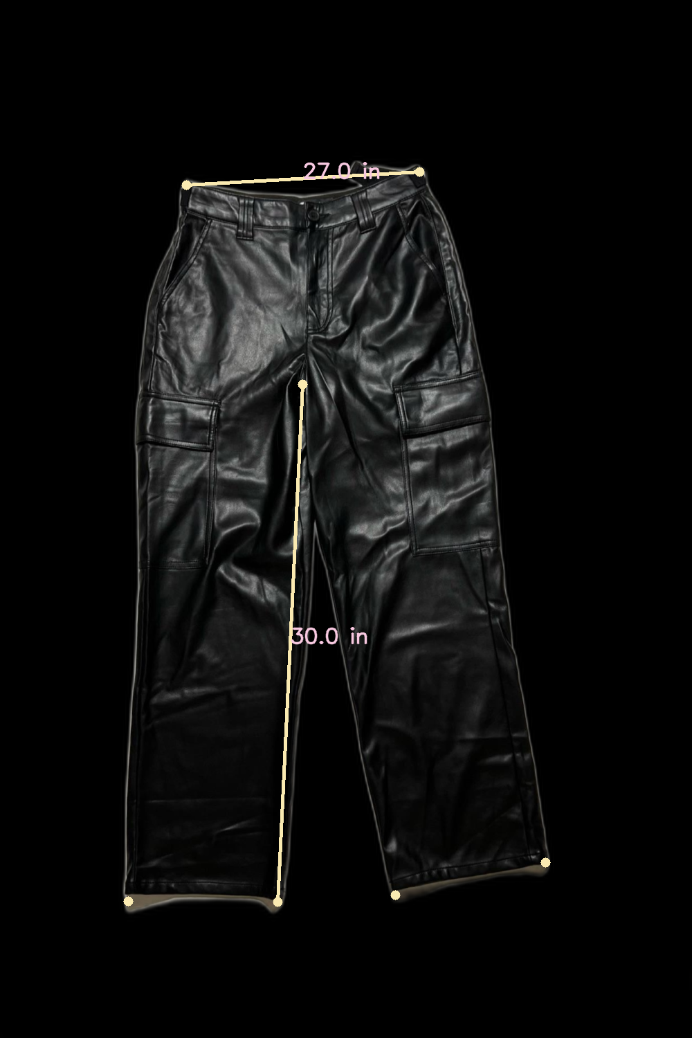 Asos - Black Pleather Pants