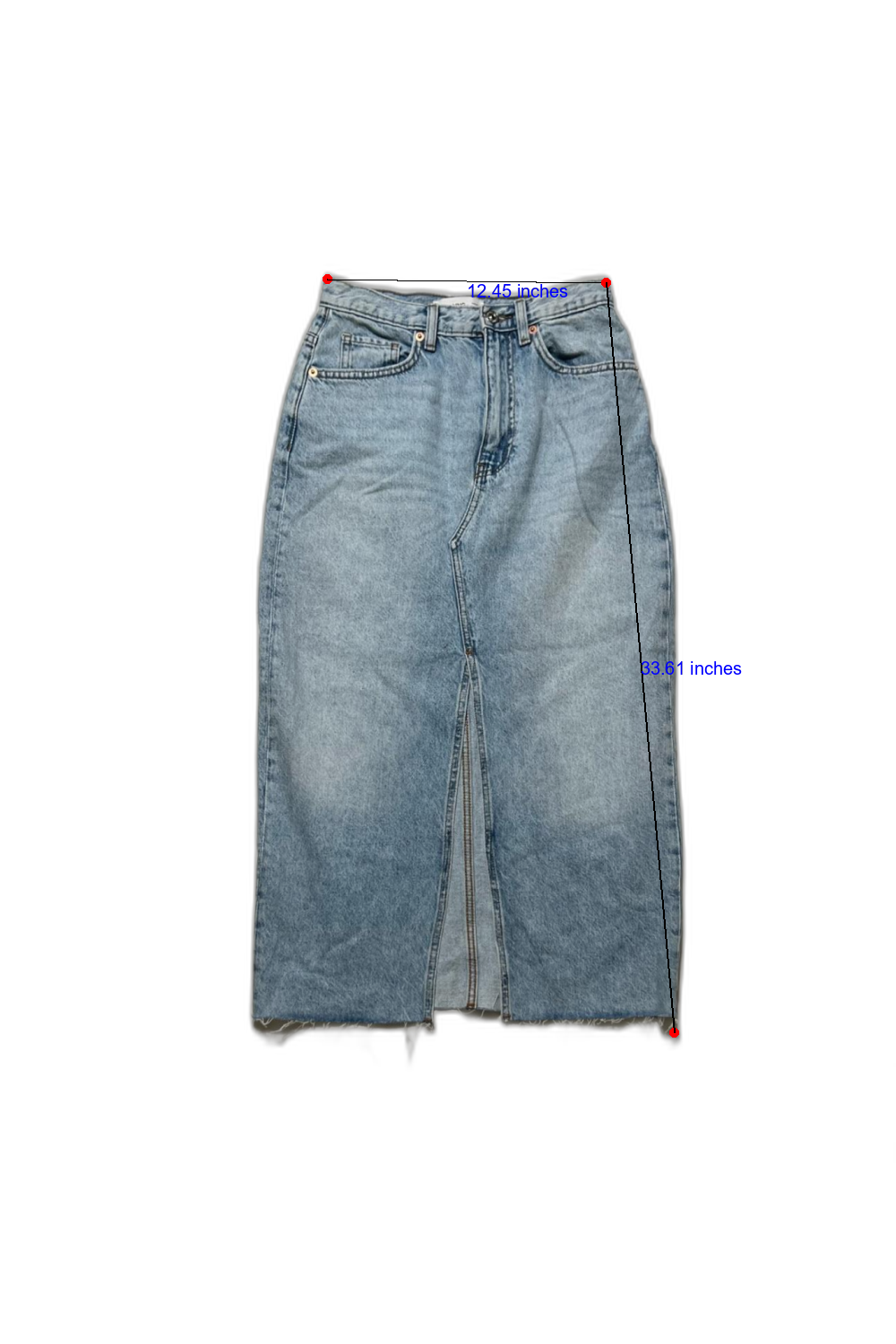 MNG - Light Blue Skirt