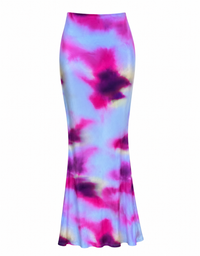 White Fox - Tie Dye Maxi Skirt - S (Like New)