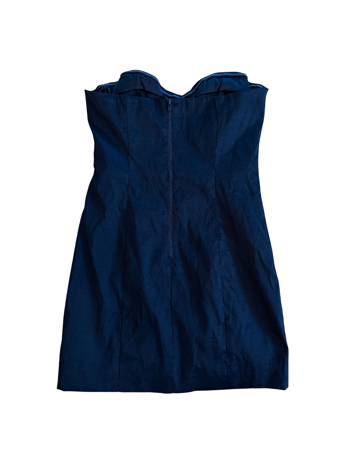 Bardot Brixton - Rosette Strapless Mini Dress - Black - M (Like New)