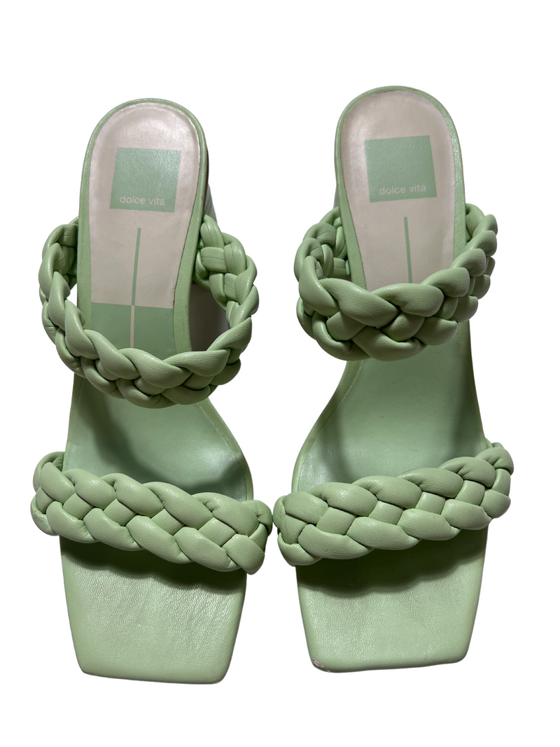 Dolce Vita - Green Braided Heels