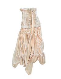 L'Academie Tia Gown with Scarf - Light Pink - M (NWT)