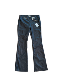 Superdown - Melisa Faux Leather Pant - Black - LG (NWT)