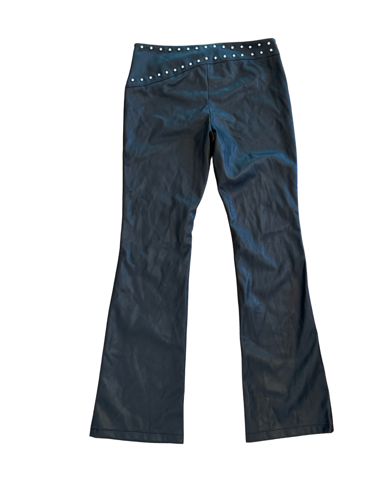 Superdown - Melisa Faux Leather Pant - Black - LG (NWT)
