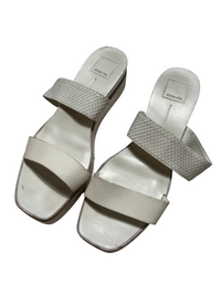 Dolce Vita - White Double Strap Sandals