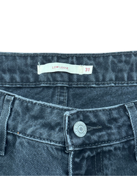 Levis - Low Loose Black Denim Jeans