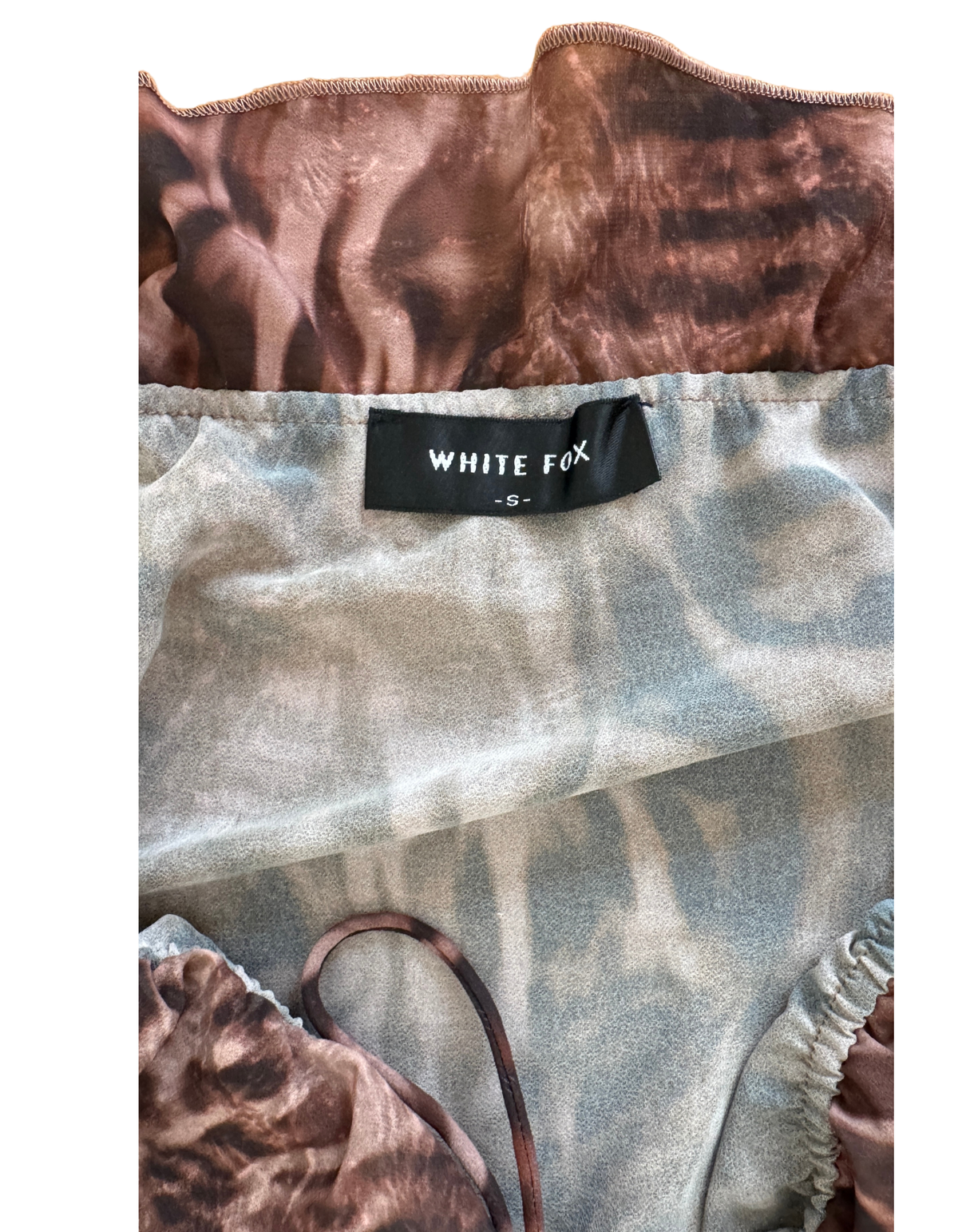 White Fox - Breaking Free Long Sleeve Top The Wild Print - Size S (Like New)
