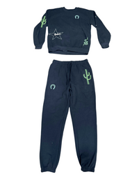 Dae - Brown Country Sweats Set