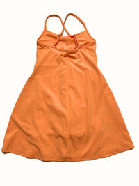 437- Orange Exercise Dress