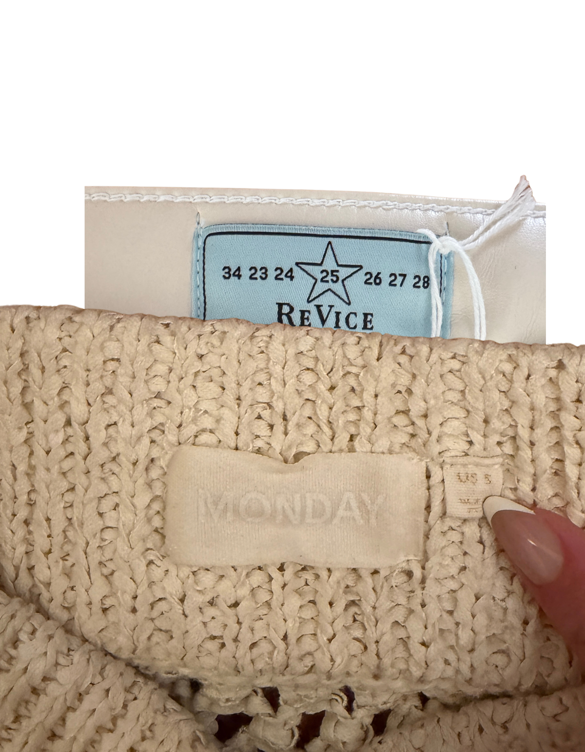 Monday Swimwear Cape May Skirt - Ivory Crochet (Like New)