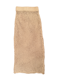 Monday Swimwear Cape May Skirt - Ivory Crochet (Like New)
