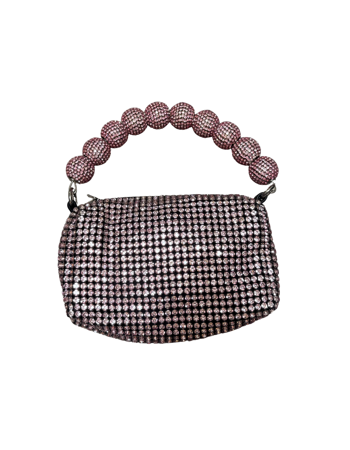 BTB Los Angeles Marbella Pink Crystal Clutch