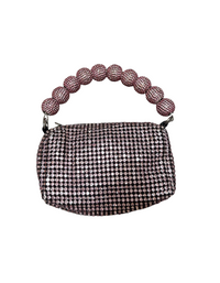 BTB Los Angeles Marbella Pink Crystal Clutch