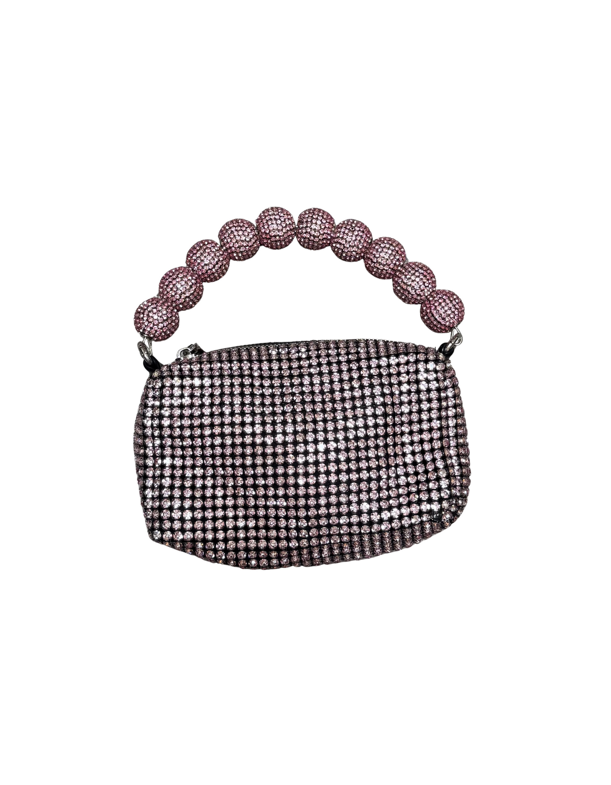 BTB Los Angeles Marbella Pink Crystal Clutch