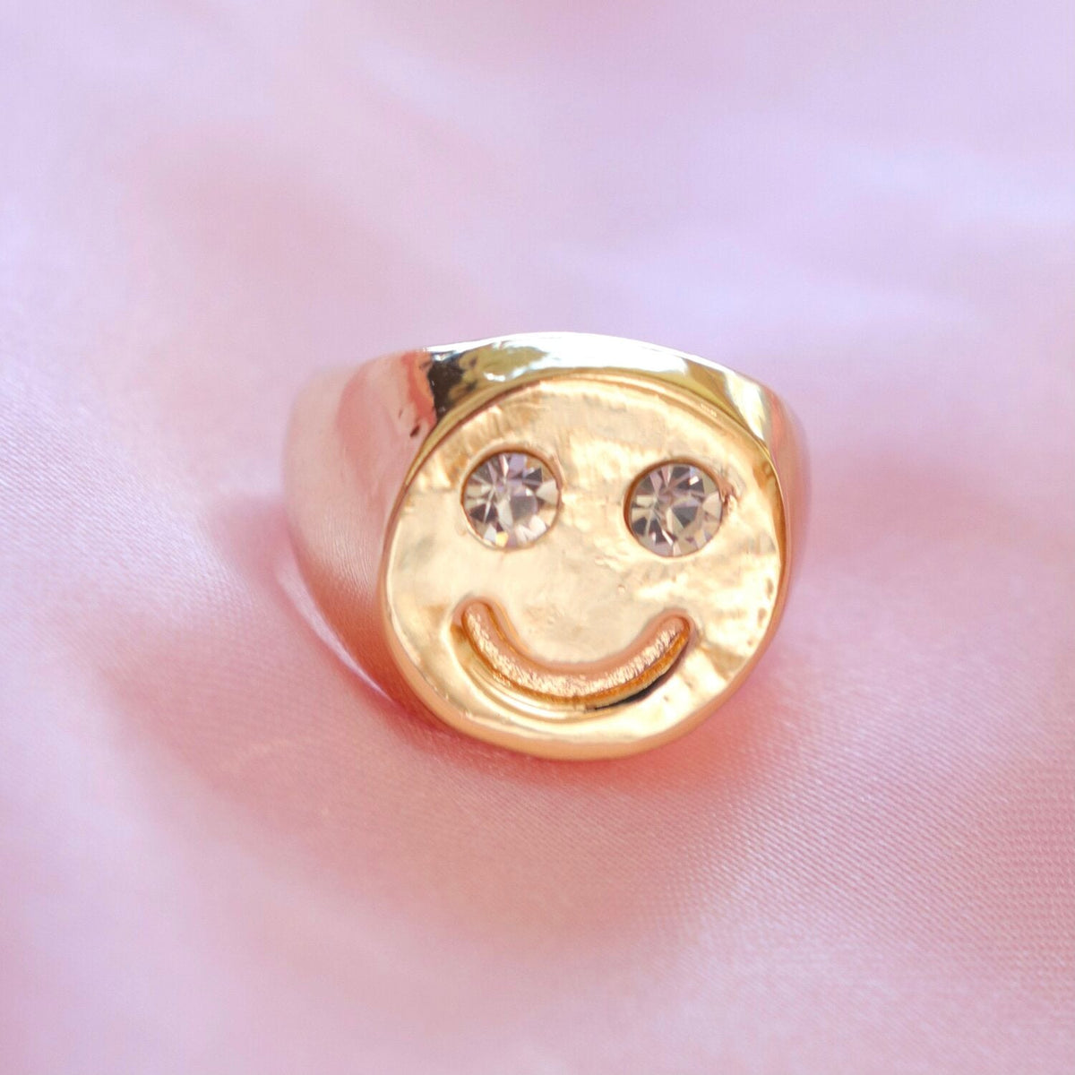 Smiley Glam Ring - FINAL SALE