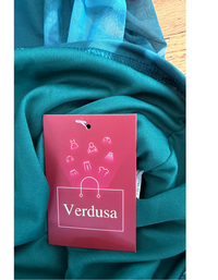 Verdusa Blue Mesh Ruched Mini Dress - M (New With Tags)