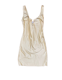Beige Botany - Butter Yellow Satin Slip Dress