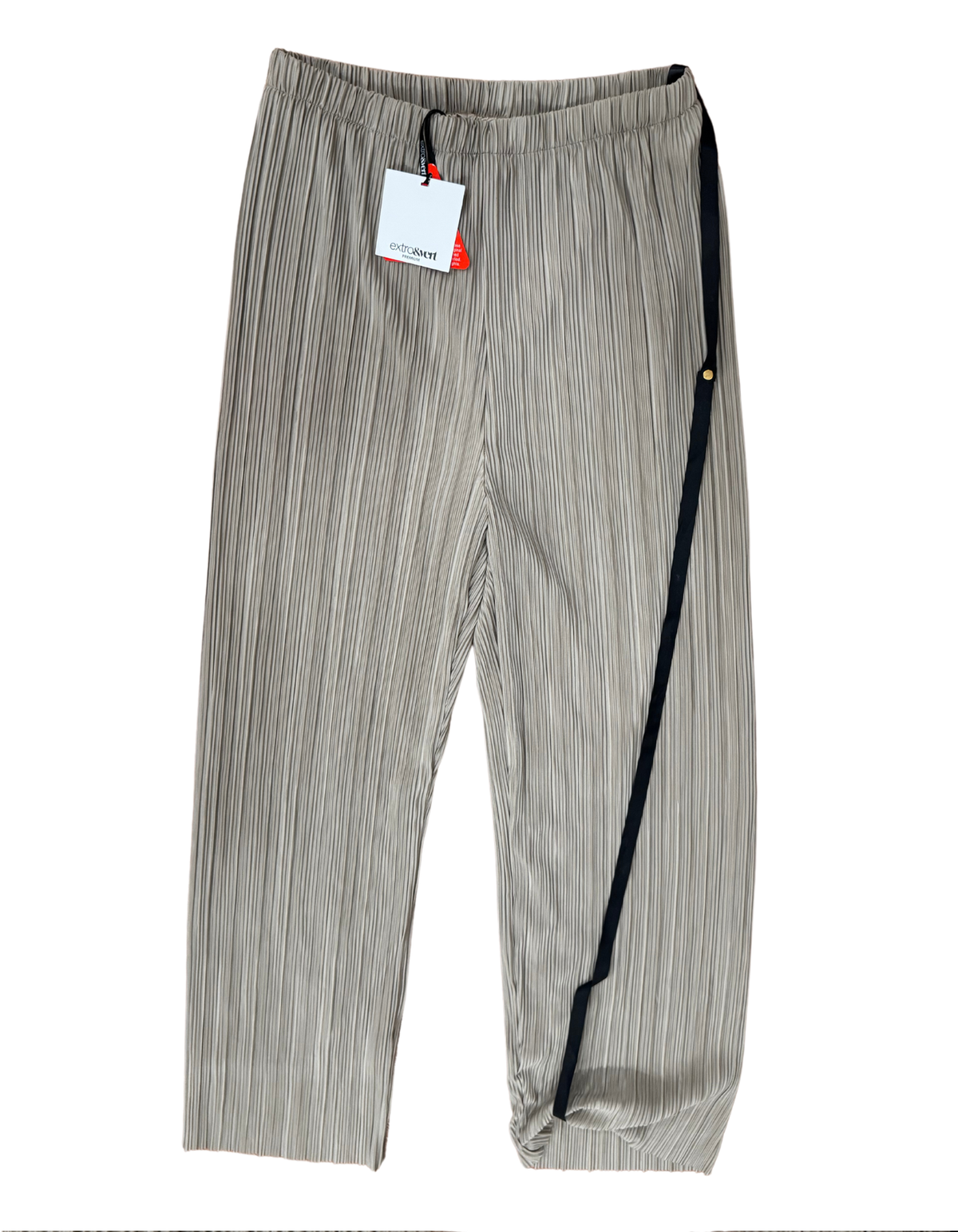 Extro&Vert - Tan Silk Pants - New With Tags