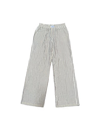 White Fox Striped Pants
