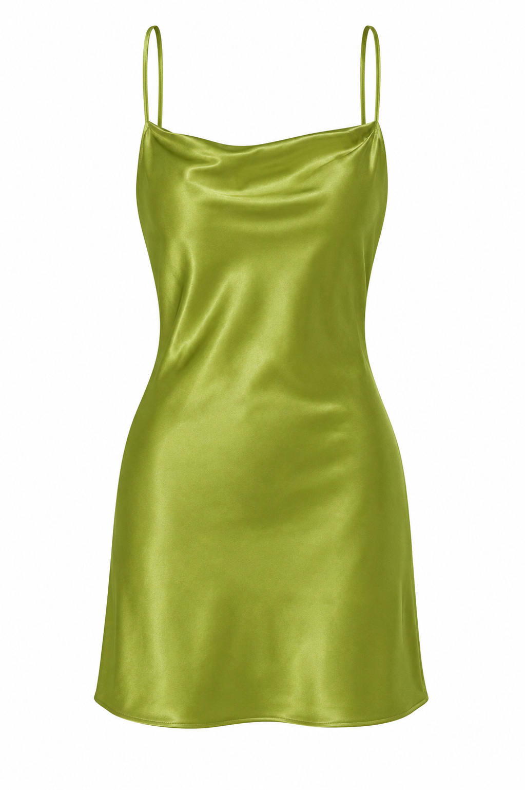 House of Harlow 1960 - Green Satin Slip Mini Dress - XS (New With Tags)