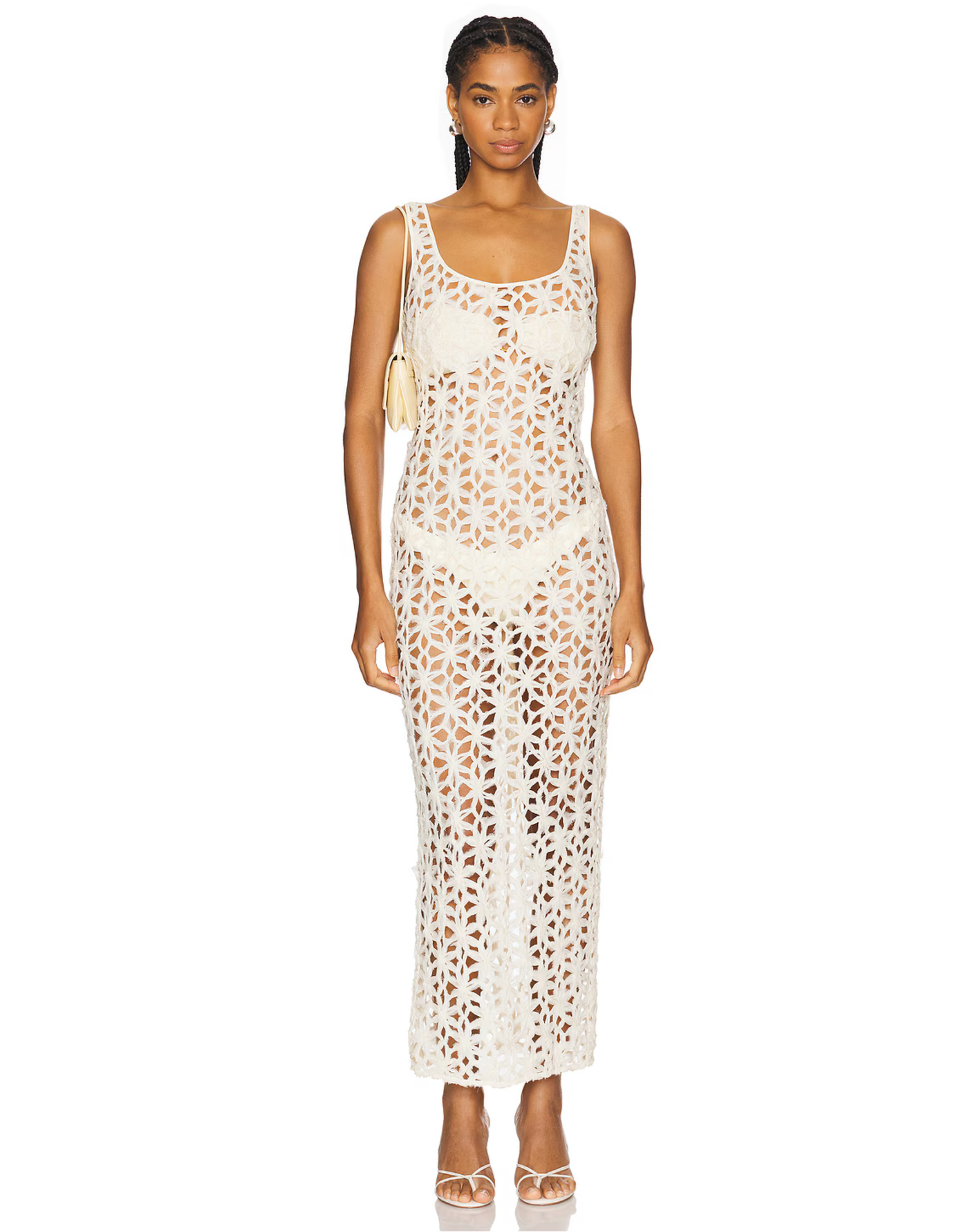 Lovers + Friends Penny Maxi Dress - White - M (NWT)