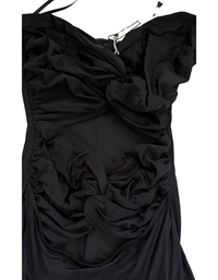 NBD Black Strapless Cutout Maxi Dress  - S (NWT)