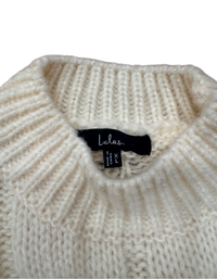 Lulus - Cream Cable Knit Chunky Sweater