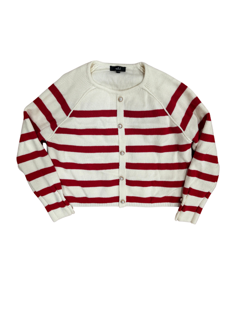 Lulus - Red and White Stripe Sweater