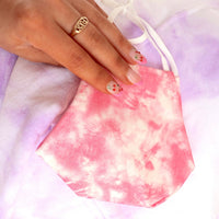 Pink Tie Dye Mask - FINAL SALE