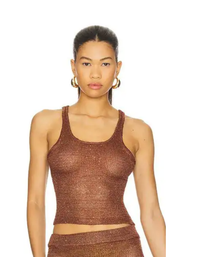 superdown Miranda Knit Top - Chocolate (Like New)