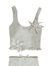 Tyler McGillivary -  Mimi Knit Floral Tank