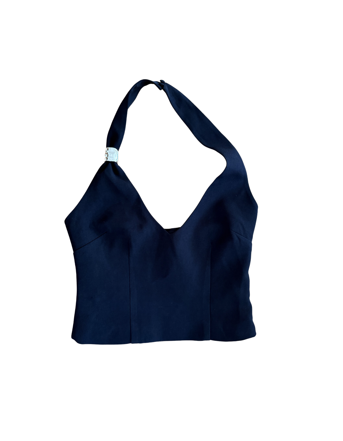 Showpo - Leilani Top - Plunge Neck Gold Hardware - US 2 (New With Tags)