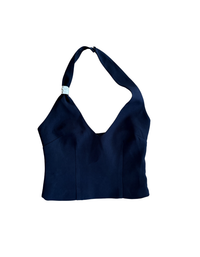 Showpo - Leilani Top - Plunge Neck Gold Hardware - US 2 (New With Tags)